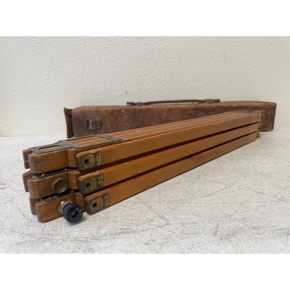 Antique Wood And Metal Tripod for Vintage Cameras, c-1900s, Compacts For Travel - Picture 5 of 10